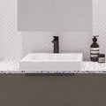 Basins Timberline Cove Grand Inset Mineral Composite Basin 460mm Color: White Gloss Place & Palette