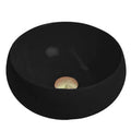 Basins Bramstone Crest Basin Colour: Raven - Black Finish: Satin Place & Palette