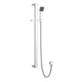 Showers Modern National Crown Shower On Rail Elbow Inlet Colour: Electroplated Chrome Place & Palette