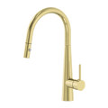 Tapware Nero Dolce Pull Out Sink Mixer With Vegie Spray Function Colour: Brushed Gold Place & Palette