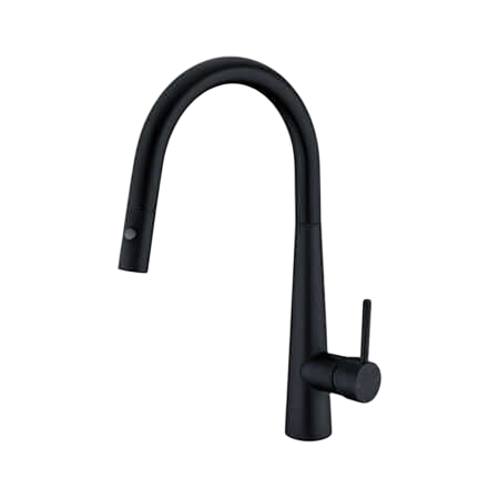 Tapware Nero Dolce Pull Out Sink Mixer With Vegie Spray Function Colour: Matte Black Place & Palette