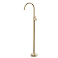 Tapware ParTaps Elm Floor Bath Filler Mixer - Gooseneck Colour: Brass Gold Place & Palette