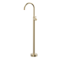 Tapware ParTaps Elm Floor Bath Filler Mixer - Gooseneck Colour: Brushed Brass Gold Place & Palette