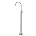 Tapware ParTaps Elm Floor Bath Filler Mixer - Gooseneck Colour: Brushed Chrome Place & Palette