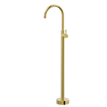 Tapware ParTaps Elm Floor Bath Filler Mixer - Gooseneck Colour: Brushed Gold Place & Palette