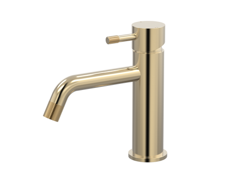 Tapware ParTaps Elm Hob Basin Mixer Colour: Brushed Brass Gold Place & Palette