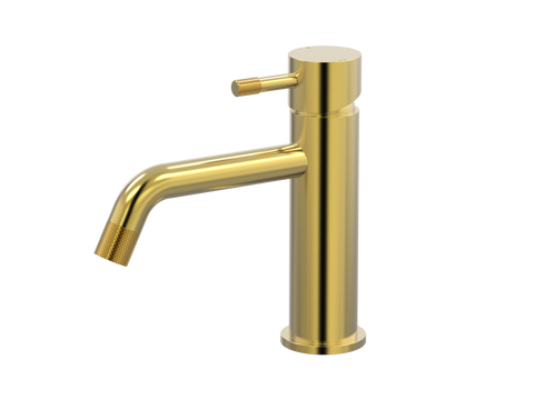 Tapware ParTaps Elm Hob Basin Mixer Colour: Brushed Gold Place & Palette