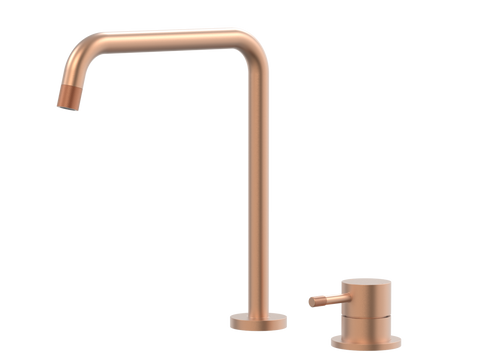 Tapware ParTaps Elm Hob Mixer Set Colour: Brushed Copper Place & Palette