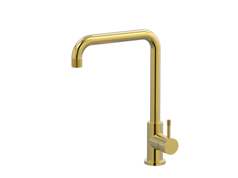 Tapware ParTaps Elm Sink 90 Degree Mixer Colour: Brushed Gold Place & Palette