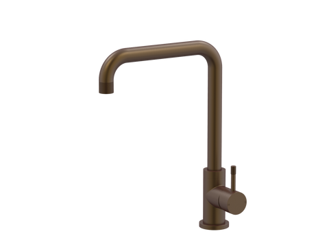 Tapware ParTaps Elm Sink 90 Degree Mixer Colour: Native Brass Place & Palette