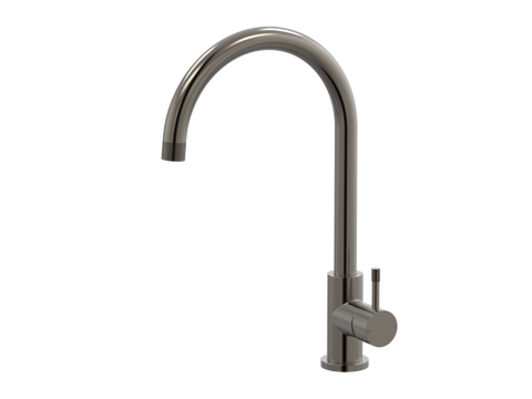 Tapware ParTaps Elm Sink Gooseneck Mixer Colour: Brushed Gunmetal Place & Palette