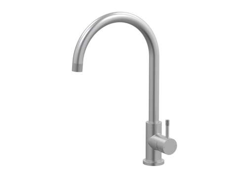 Tapware ParTaps Elm Sink Gooseneck Mixer Colour: Satin Pearl Place & Palette