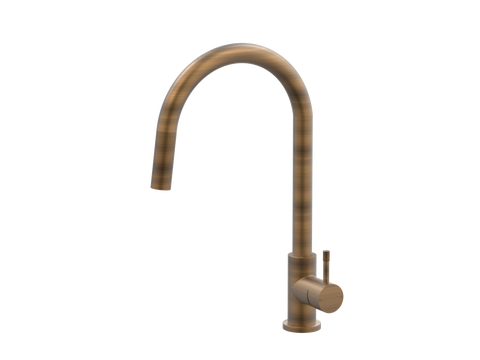 Tapware ParTaps Elm Sink Pull-Out Mixer - Gooseneck Colour: Chrome Place & Palette