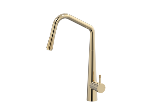 Tapware ParTaps Elm Sink Pull-Out Mixer Colour: Brass Gold Place & Palette