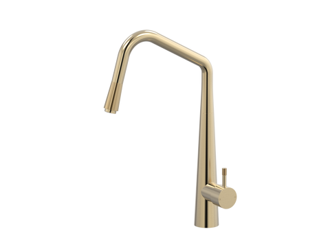 Tapware ParTaps Elm Sink Pull-Out Mixer Colour: Brushed Brass Gold Place & Palette