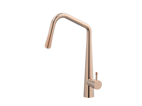 Tapware ParTaps Elm Sink Pull-Out Mixer Colour: Brushed Rose Gold Place & Palette