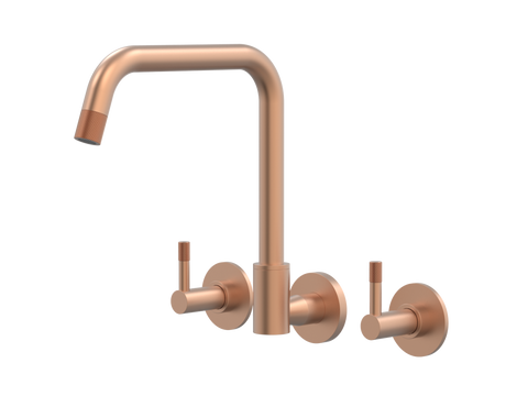 Tapware ParTaps Elm Sink Set Wall Swivel Colour: Brushed Copper Style: Original Place & Palette