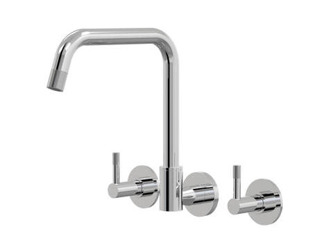 Tapware ParTaps Elm Sink Set Wall Swivel Colour: Chrome Style: Original Place & Palette