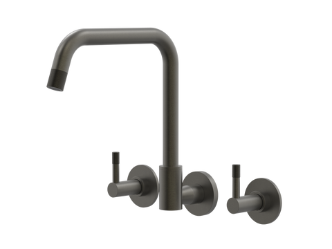 Tapware ParTaps Elm Sink Set Wall Swivel Colour: Volcanic Grey Style: Original Place & Palette