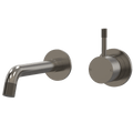 Tapware ParTaps Elm Wall Bath Mixer Set - No Back Plate Colour: Brushed Gunmetal Size: 160mm Place & Palette