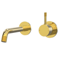 Tapware ParTaps Elm Wall Bath Mixer Set - No Back Plate Colour: Gold Size: 160mm Place & Palette
