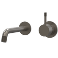 Tapware ParTaps Elm Wall Bath Mixer Set - No Back Plate Colour: Gunmetal Size: 160mm Place & Palette