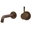 Tapware ParTaps Elm Wall Bath Mixer Set - No Back Plate Colour: Native Brass Size: 160mm Place & Palette