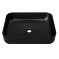 Basins Timberline Enchant Ceramic Basin 500mm Color: Black Matte Place & Palette