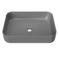 Basins Timberline Enchant Ceramic Basin 500mm Color: Grey Matte Place & Palette