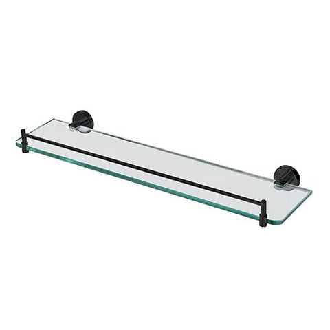 Eva Glass Shelf-Accessories-Modern National-Electroplated 
Matt Black-place-and-palette