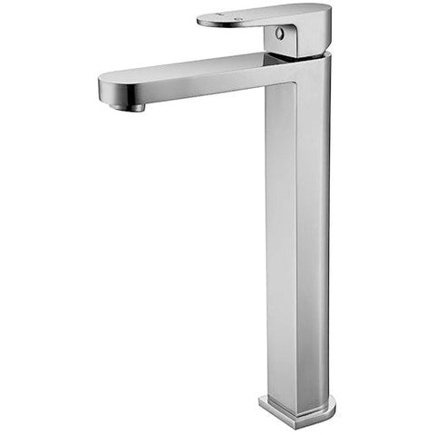 Tapware Modern National Eva Mini Basin Mixer Style: High Rise Colour: Electroplated Chrome Place & Palette