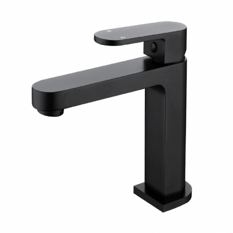 Tapware Modern National Eva Mini Basin Mixer Style: Standard Colour: Electroplated Matte Black Place & Palette