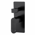 Showers Modern National Eva Mini Shower Mixer Style: Diverter Colour: Electroplated Matte Black Place & Palette