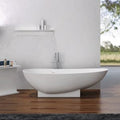 Flora Bath-Baths-Pietra Bianca-White Matte-place-and-palette