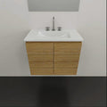 Vanities Timberline Florida Ensuite Wall Hung Vanity with Urban Ceramic Top Size: L 600mm Place & Palette