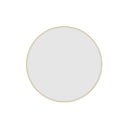 Mirrors Thermogroup Round Framed Mirror Colour: Gold Size: 600mm Dia Demister: With Demister Place & Palette