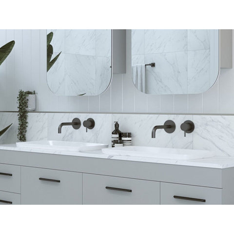 Basins Timberline George Inset Ceramic Basin 600mm Color: White Gloss Place & Palette