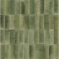 Tiles The Manly Collection Gleeze Porcelain Tile Colour: Giada Green Gloss Size: 50x150mm Place & Palette