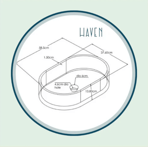 Basins Bramstone Haven Basin Colour: Soft Seafoam - Pastel Mint Finish: Satin Place & Palette