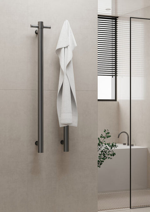 Heated Vertical Towel Rail-Accessories-Nero-place-and-palette