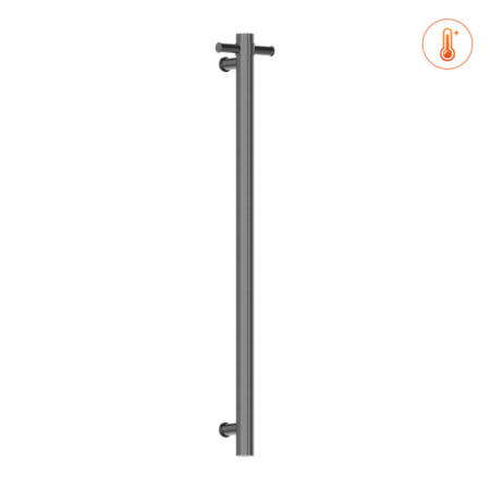 Heated Vertical Towel Rail-Accessories-Nero-Graphite-place-and-palette