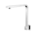 Showers Modern National High Rise Shower Arm - Square Colour: Electroplated Chrome Place & Palette