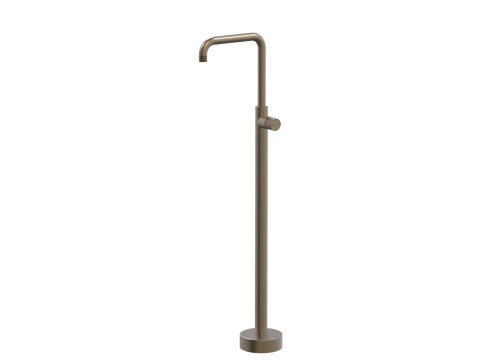 Tapware ParTaps IDK Floor Bath Filler MIxer - 90 Degree Colour: Antique Bronze Place & Palette