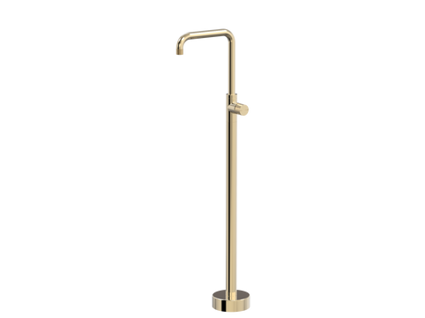 Tapware ParTaps IDK Floor Bath Filler MIxer - 90 Degree Colour: Brass Gold Place & Palette