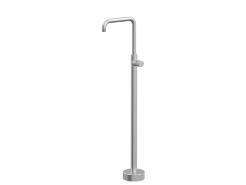 Tapware ParTaps IDK Floor Bath Filler MIxer - 90 Degree Colour: Satin Pearl Place & Palette