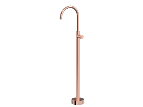 Tapware ParTaps IDK Floor Bath Filler Mixer - Gooseneck Colour: Copper Place & Palette