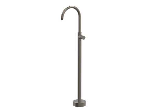 Tapware ParTaps IDK Floor Bath Filler Mixer - Gooseneck Colour: Gunmetal Place & Palette