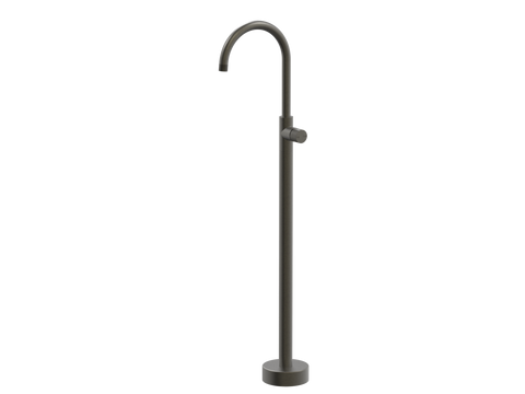 Tapware ParTaps IDK Floor Bath Filler Mixer - Gooseneck Colour: Volcanic Grey Place & Palette