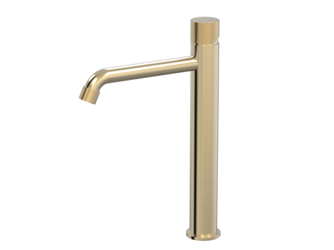 Tapware ParTaps IDK Hob Basin Tower Mixer Colour: Brushed Brass Gold Place & Palette