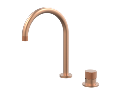 Tapware ParTaps IDK Hob Mixer Set Colour: Brushed Copper Place & Palette